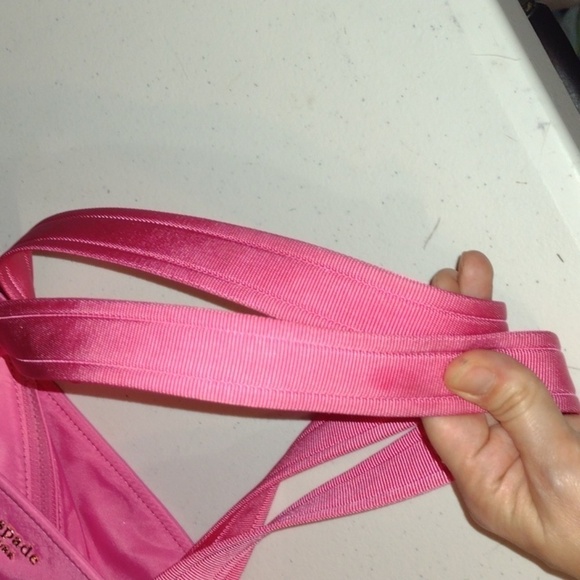 KATE Spade Large/Medium Nylon Tote in  bubblegum pink Barbiecore - Picture 12 of 16